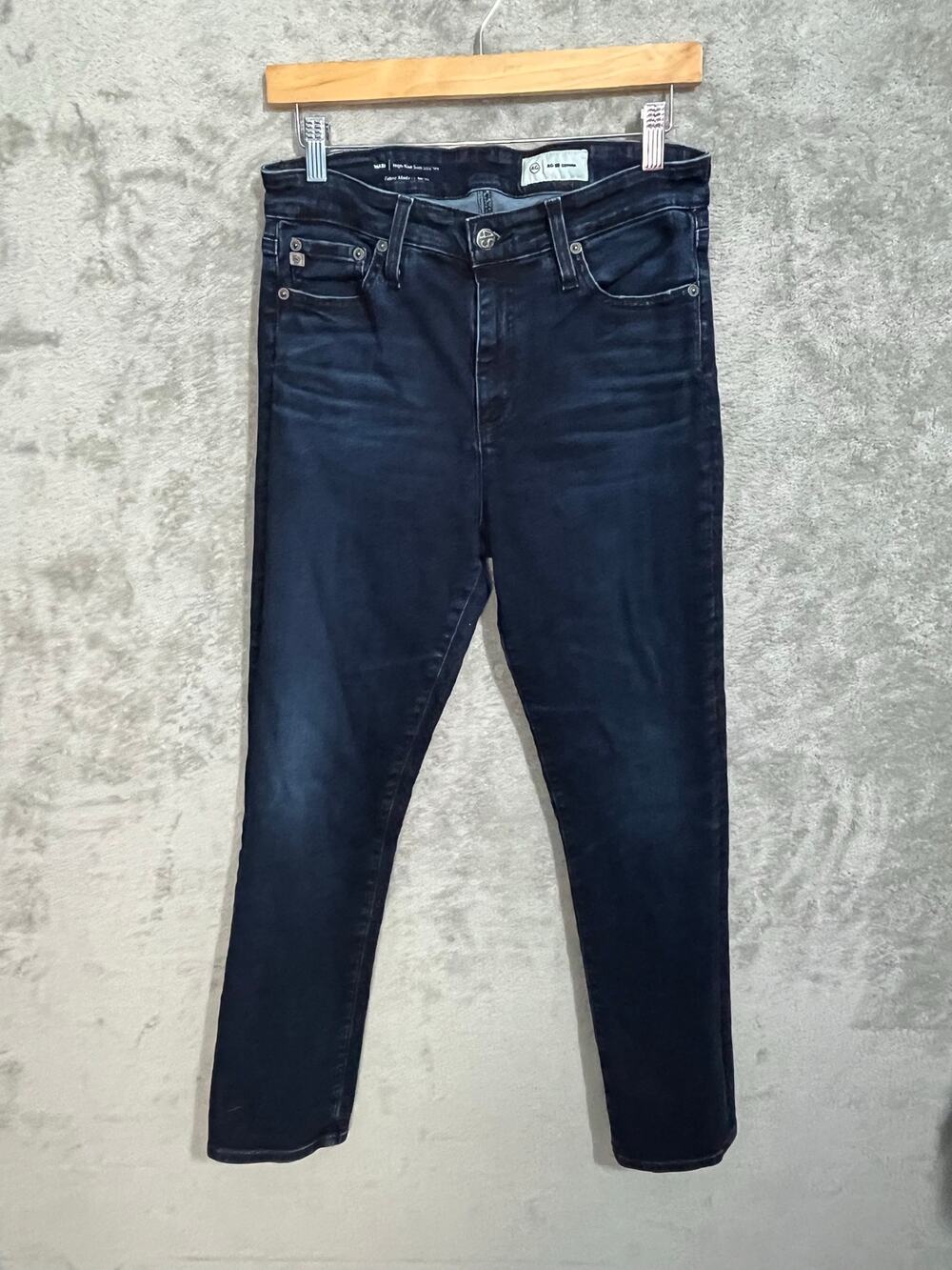 AG Denim Adriano Goldschmied Jeans Size 29 Mara High Rise Slim Straight